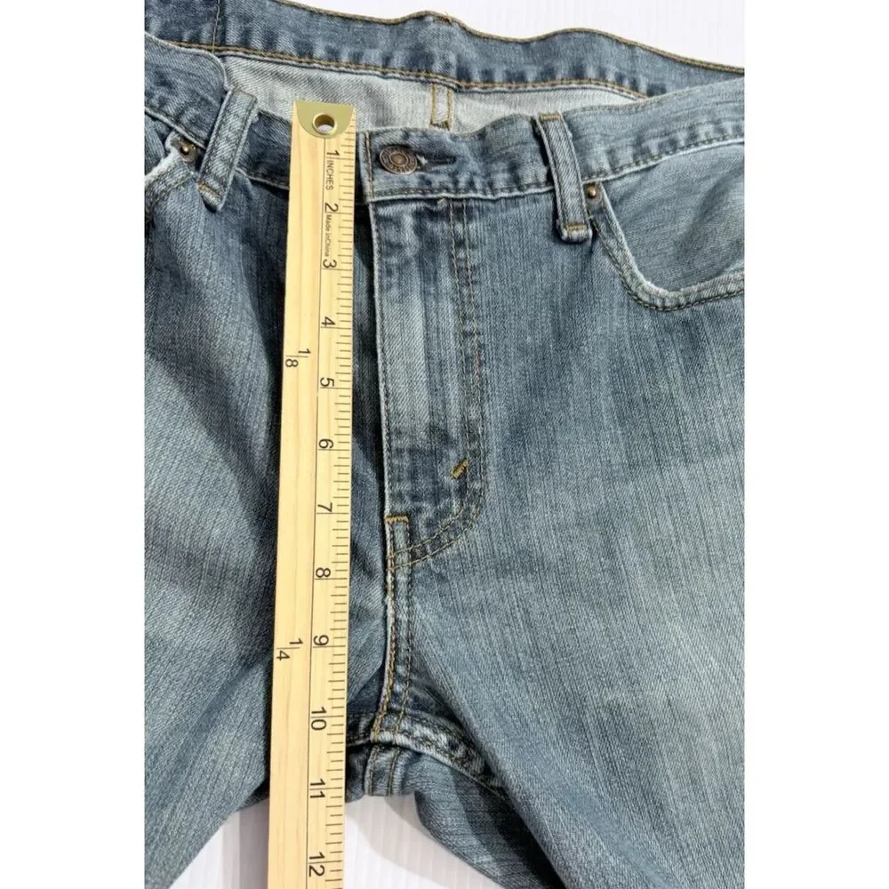 Levi's 559 Relaxed Straight Fit Distressed Denim Jeans Mens Size 33x32